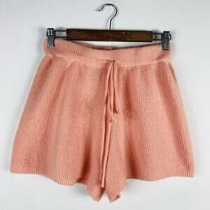 Saturday Sunday Anthropologie Lounge Shorts Medium Brenna Cozy Soft Waffle